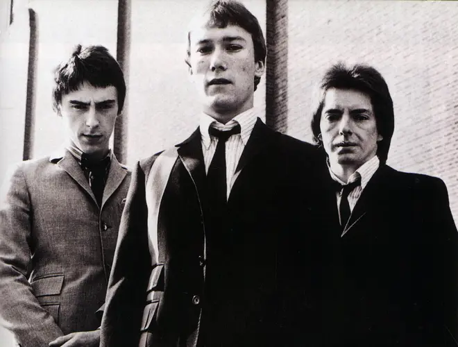 The Jam in 1977:  Paul Weller, Rick Buckler, Bruce Foxton