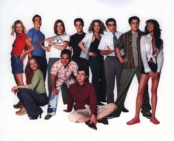 An image of the cast of 1999 film American Pie