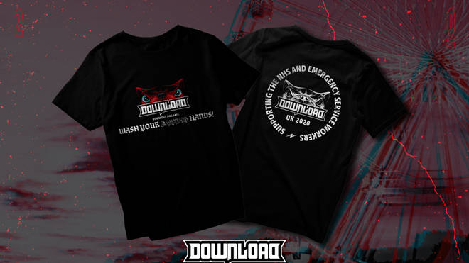 Download Festival release charity t-shirt with funds going to the NHS