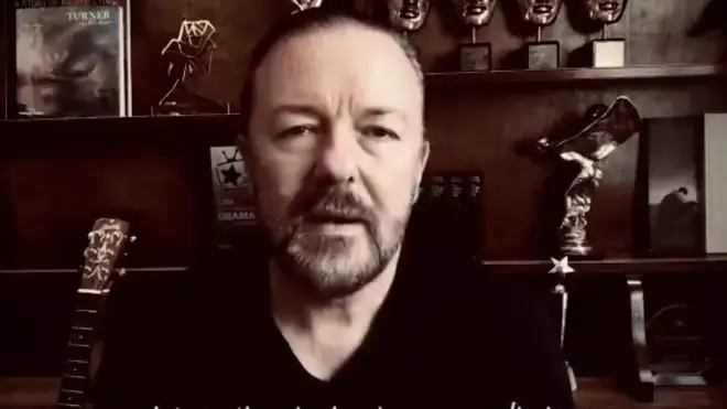 Ricky Gervais shares video message for International Animal Rescue