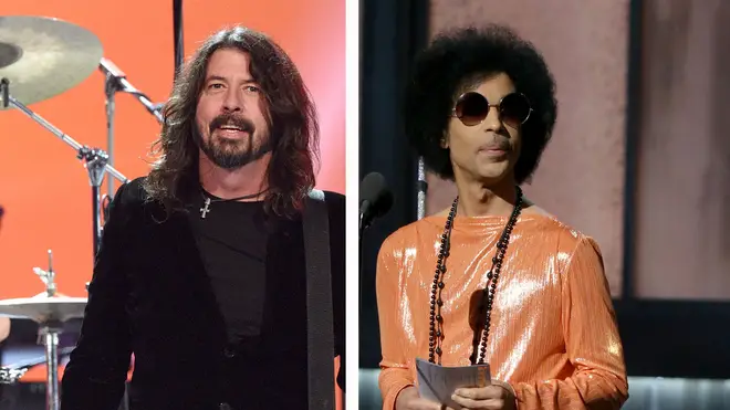 Foo Fighters frontman Dave Grohl and the late icon Prince