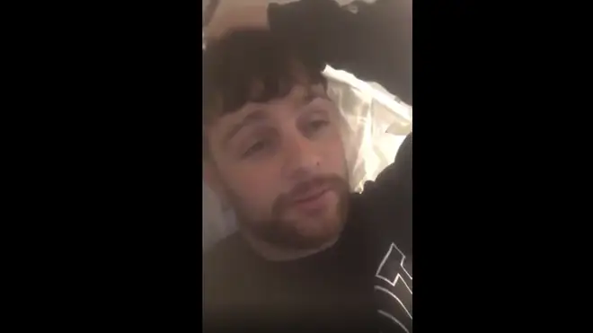 Tom Grennan shares video from his bed where he's been sick from suspected coronavirus