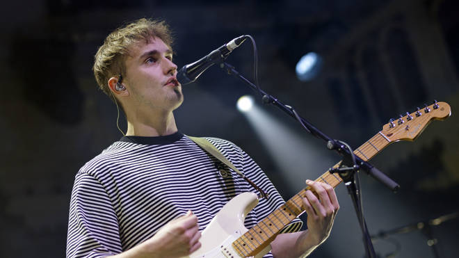 Sam Fender performing live in March 2020