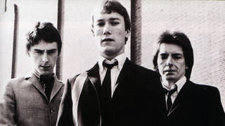 The Jam in 1977: Paul Weller, Rick Buckler, Bruce Foxton