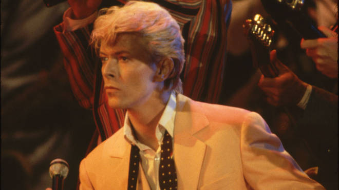 David Bowie in 1983 on his Serious Moonlight tour