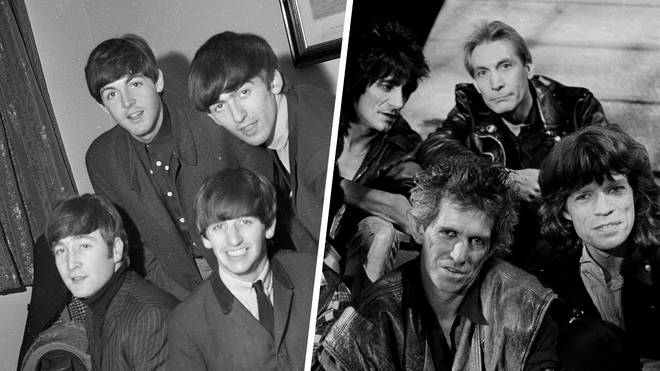 The Beatles in the 60s and The Rolling Stones in the 80s