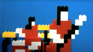 A screenshot of The White Stripes' Fell In Love With A Girl video