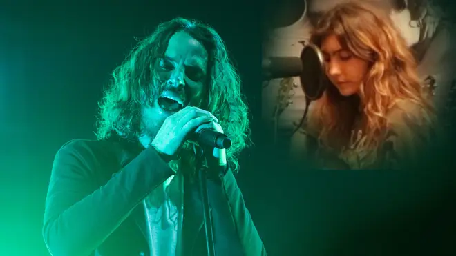 The late Chris Cornell and his daughter Toni Cornell inset
