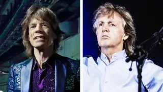The Rolling Stones' Mick Jagger and The Beatles legend Paul McCartney