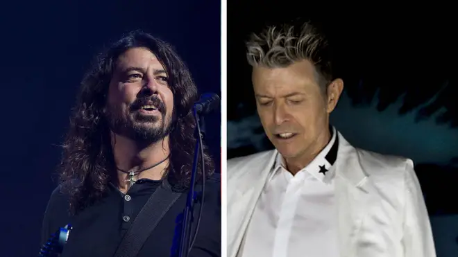 Foo Fighters' Dave Grohl and David Bowie
