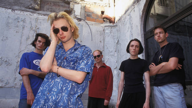Radiohead in 1993: Jonny Greenwood, Thom Yorke, Phillip Selway, Colin Greenwood and Ed O'Brien