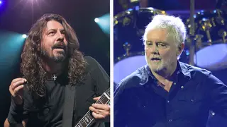 Foo Fighters' Dave Grohl and Queen's Roger Taylor