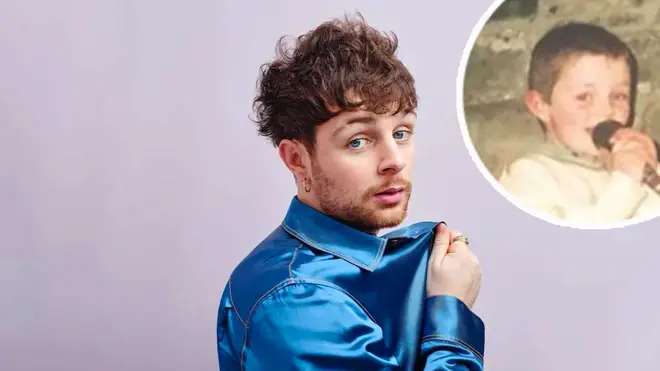 Tom Grennan shares adorable throwback photo of him singing as a child