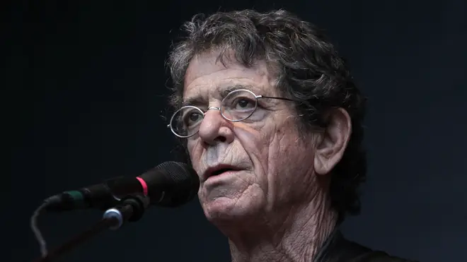 Lou Reed during a concert in Bonn, 2012