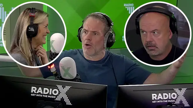 Chris Moyles loses it at Pippa Taylor and Dominic Byrne