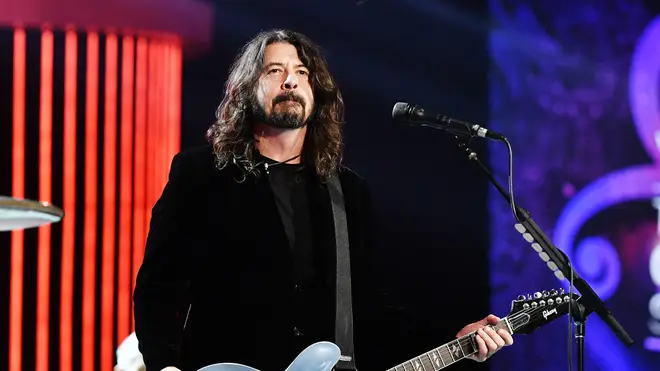 Foo Fighters&squot; Dave Grohl at the 62nd Annual GRAMMY Awards  "Let&squot;s Go Crazy" The GRAMMY Salute To Prince