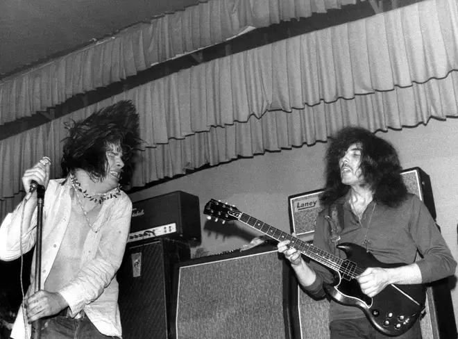 Ozzy Osbourne & Tony Iommi performing with their pre-Sabbath band Earth in 1969