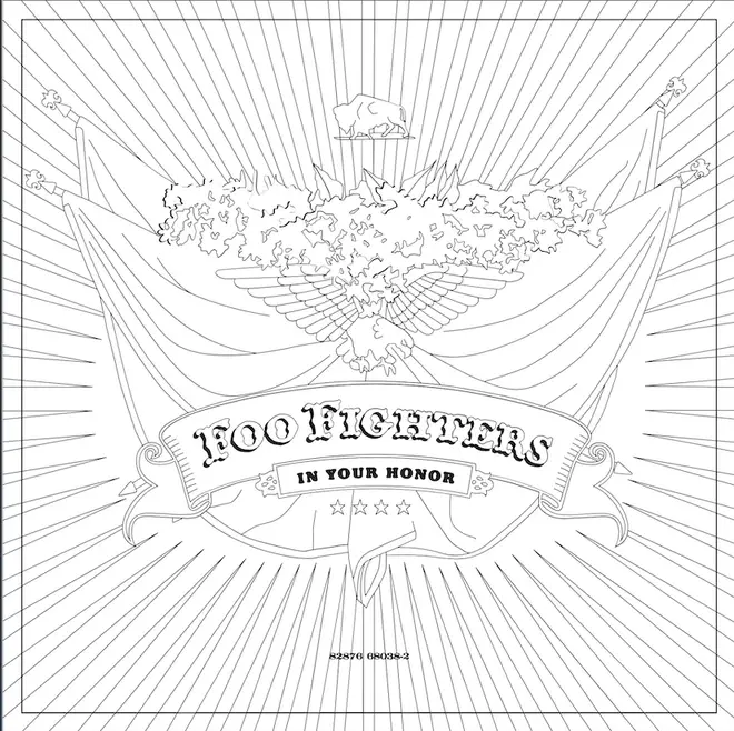 Foo Fighters In Your Honour is among some of the albums you can colour in