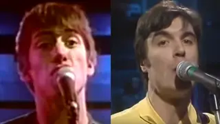 Alex Turner in the Dancefloor video and David Byrne on Whistle Test