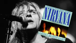 Kurt Cobain performing with Nirvana in Amsterdam, 25 Noveber 1991
