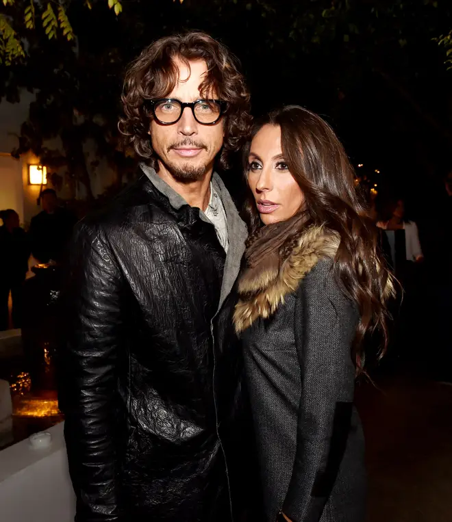 The late Chris Cornell and his wife Vicky Cornell in 2014