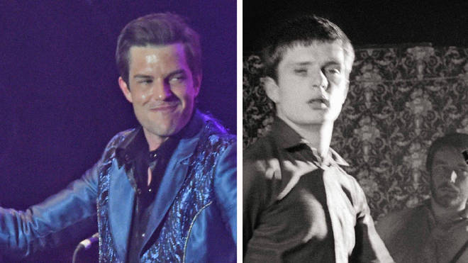 The Killers frontman Brandon Flowers and the late Joy Division frontman Ian Curtis