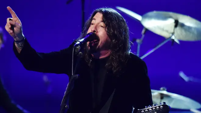 Foo Fighters&squot; Dave Grohl at the 62nd Annual GRAMMY Awards&squot;  "Let&squot;s Go Crazy" The GRAMMY Salute To Prince
