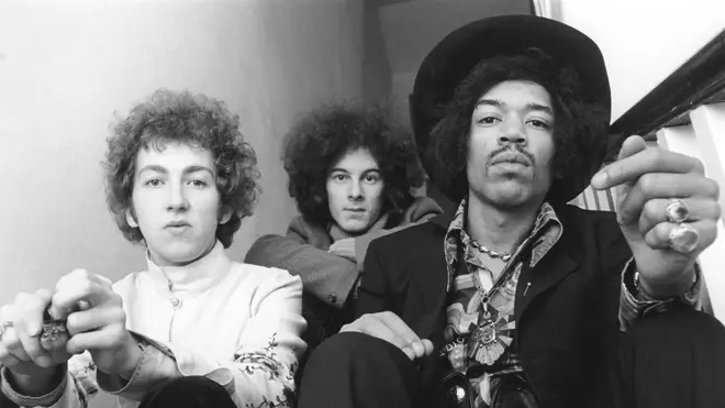 The Jimi Hendrix Experience's Noel Redding and Jimi Hendrix in 1967
