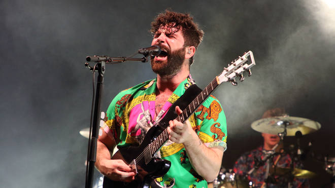 Foals performing live in 2019