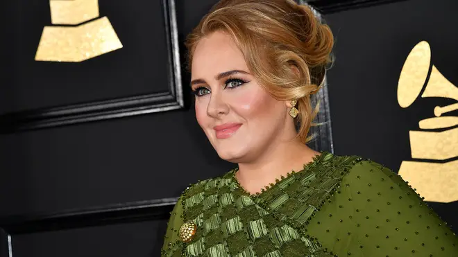 Adele at the GRAMMYs in 2017