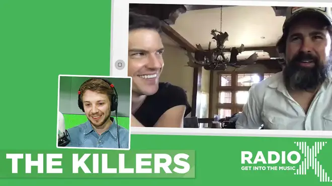 The Killers Brandon Flowers and Ronnie Vannucci Jr. speak to Radio X's George Godfrey
