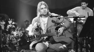 Kurt Cobain On MTV Unplugged in November 1993