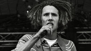 Zack De La Rocha performs with Rage Against The Machine in May 1993