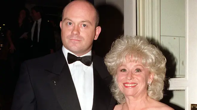 Ross Kemp and Barbara Windsor, who played Grant and Peggy Mitchell in Eastenders, in 1997