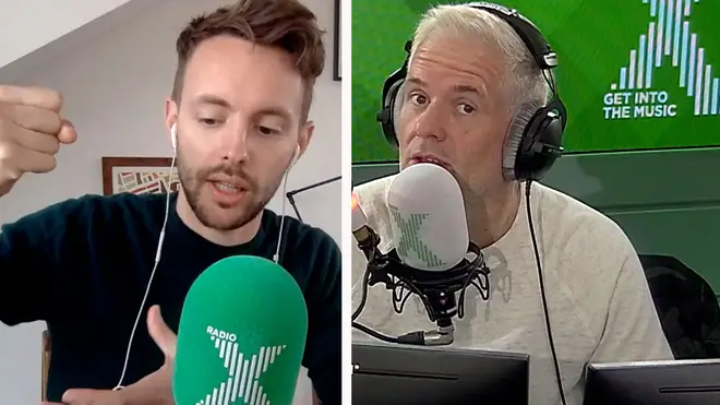 James describes a huge growler on The Chris Moyles Show