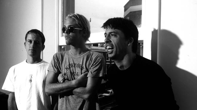 Foo Fighters in 1997: Pat Smear, Taylor Hawkins, Dave Grohl