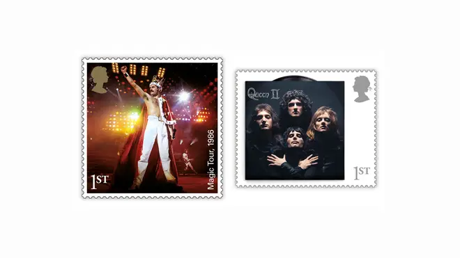 Two of the new Queen stamps from the Royal Mail