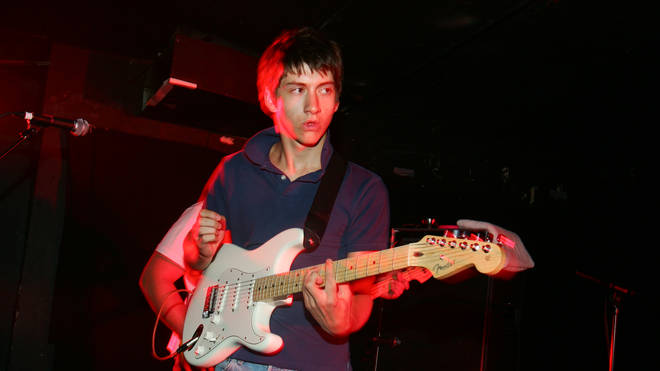 Alex Turner of Arctic Monkeys performing in Birmingham in 2005