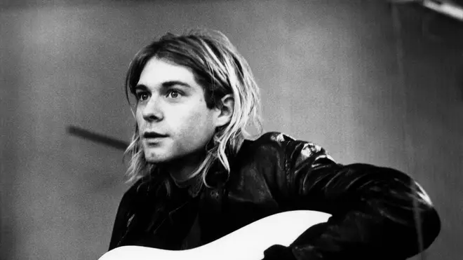 Kurt Cobain recording in the Netherlands, November 1991