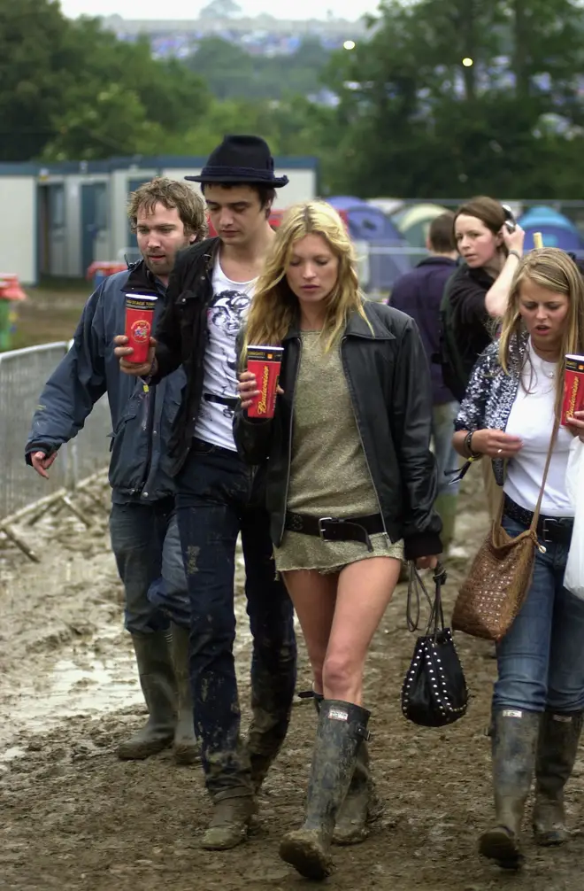 The Libertines man and the supermodel were seen together at Glasto 2005. They're both frequent visitos to Worthy Farm