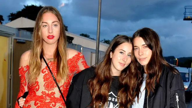 Este, Alana and Danielle pictured as the sun goes down in 2014