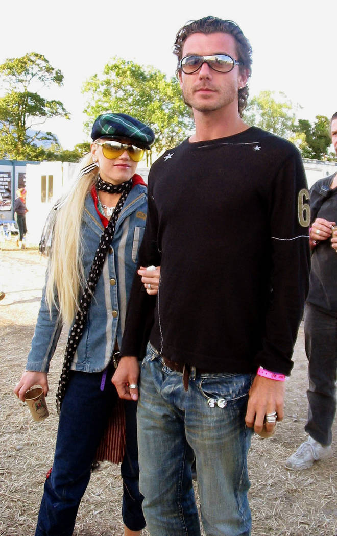 The No Doubt singer with her then-partner from Bush