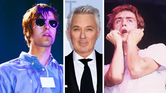 Oasis frontman Liam Gallagher performs in 1994, Spandau Ballet bassist Martin Kemp in 2019 and Blur frontman performs in 1991