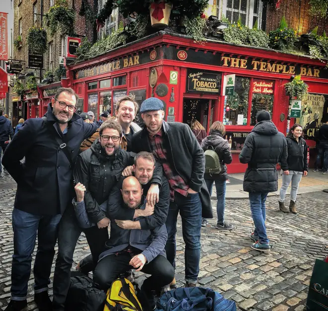 The Radio X Team on the lash in Dublin last year