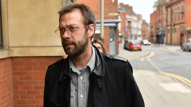Tom Meighan appears at Leicester Magistrates' Court where he pled guilty to assault