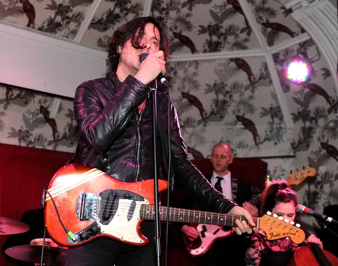 Carl Barat performs at The Deaf Institute on October 23, 2010