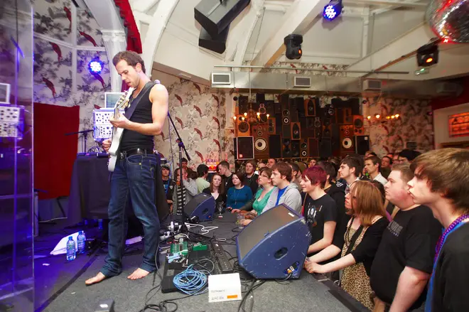 M83 performing at The Deaf Institute in 2009