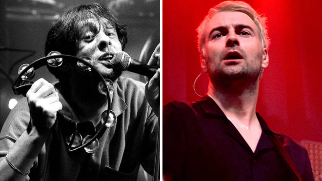 Shaun Ryder and Liam Fray about to sing some classic Manchester song lyrics