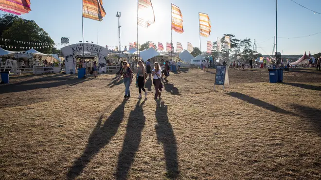 Fans on the first day of Bestival at Lulworth Castle in 2018.