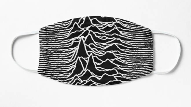 Unknown Pleasures face mask